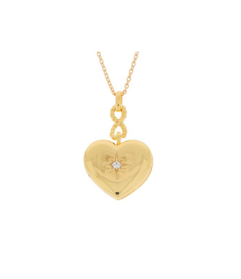 Burren 3 Micron 18K Gold Sacred Heart Pendant Locket Burren 3 Micron 18K Gold Sacred Heart Pendant Locket